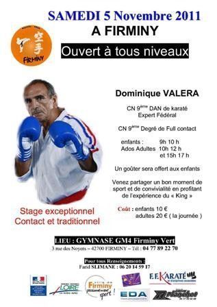 Monsieur Dominique Valera en stage