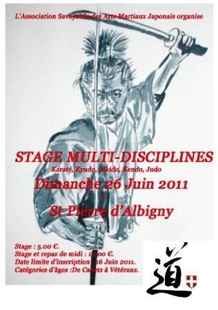 Stage inter disciplines